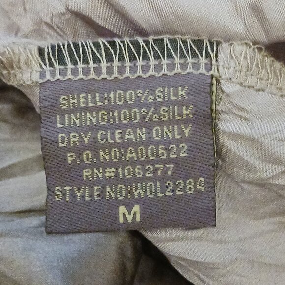 Hale Bob Silk Embellished Halter Crinkle Mini Dress in Gray & Pink Multi, Size M - Picture 11 of 16